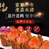 旺澄大闸蟹礼盒公3.5  母2.5两 5对